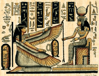 Small Isis and Winged Maat