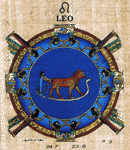 LEO Zodiac Papyrus